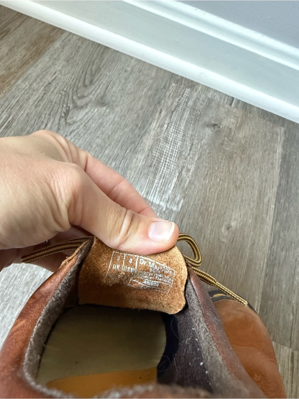 Dr Martens Docs Brown Leather Lace-Up Shoes Oxford Shoes Brown Unisex Size 4 / 5 - Picture 10 of 11